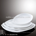 14" oval plate, porcelain oval plate